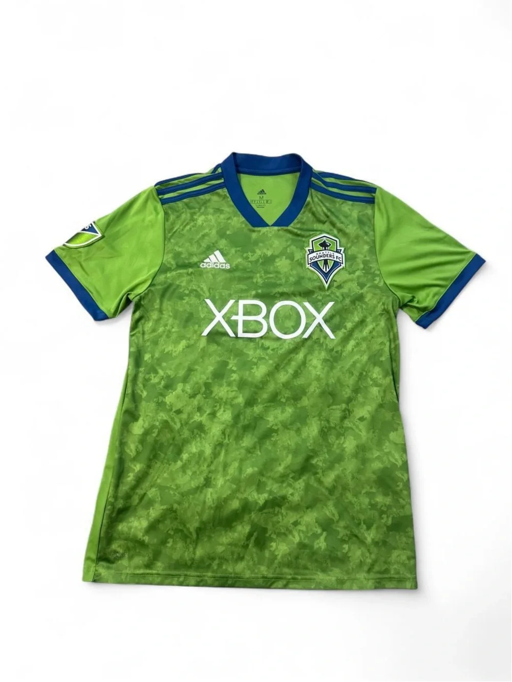 Adidas Seattle sounders FC MLS Xbox 2018 soccer jersey M mens climalite green